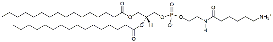 Molecular structure of the compound: 16:0 Caproylamine PE