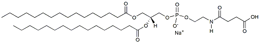 Molecular structure of the compound: 16:0 Succinyl PE