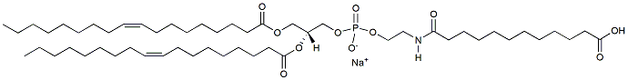 Molecular structure of the compound: 18:1 Dodecanyl PE