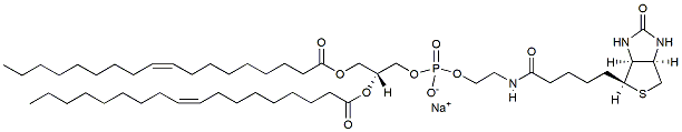 Molecular structure of the compound: 18:1 Biotinyl PE