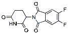 Molecular structure of the compound: Thalidomide-5,6-F