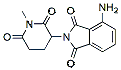 Molecular structure of the compound: 4-Amino-2-(1-methyl-2,6-dioxopiperidin-3-yl)isoindoline-1,3-dione