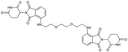 Molecular structure of the compound: Homo-protac cereblon degrader 1