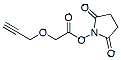 Molecular structure of the compound: 2,5-Dioxopyrrolidin-1-yl 2-(prop-2-yn-1-yloxy)acetate
