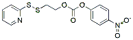 Molecular structure of the compound: 4-nitrophenyl 2-(pyridin-2-yldisulfanyl)ethyl carbonate