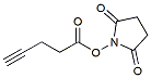 Molecular structure of the compound: 4-Pentynoic acid succinimidyl ester