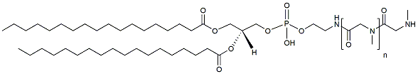 Molecular structure of the compound: DSPE-Polysarcosine20