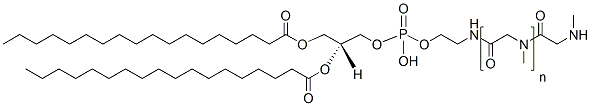 Molecular structure of the compound: DSPE-Polysarcosine50