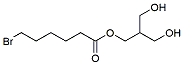 Molecular structure of the compound: 3-Hydroxy-2-(hydroxymethyl)propyl 6-bromohexanoate