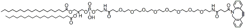 Molecular structure of the compound: DSPE-PEG8-amido-DBCO