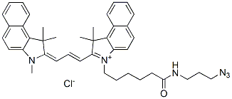Molecular structure of the compound: Cy3.5 azide