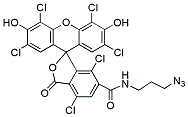 Molecular structure of the compound: HEX azide, 6-isomer