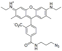Molecular structure of the compound: R6G azide, 5-isomer