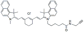 Molecular structure of the compound: Cy7.5 alkyne