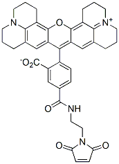 Molecular structure of the compound: ROX maleimide, 5-isomer