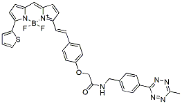 Molecular structure of the compound: BDP 630/650 tetrazine