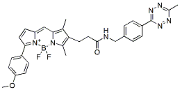 Molecular structure of the compound: BDP TMR tetrazine