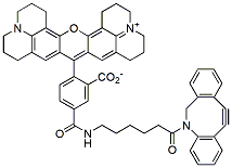 Molecular structure of the compound: ROX DBCO, 5-isomer