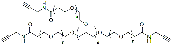 Molecular structure of the compound: 8-arm PEG-ALK, MW 20,000
