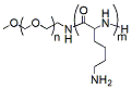 Molecular structure of the compound: m-PEG(5K)-PLL(3K)