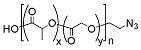 Molecular structure of the compound: PLGA-Azide, MW 5,000