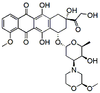 Molecular structure of the compound: Nemorubicin