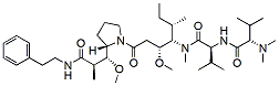 Molecular structure of the compound: Soblidotin (Auristatin PE)