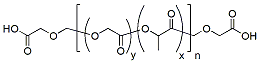 Molecular structure of the compound: PLGA-diacid (LA/GA 50:50), MW 5,000