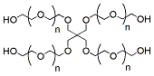 Molecular structure of the compound: 4-Arm PEG-OH, MW 2,000