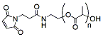 Molecular structure of the compound: Mal-PDLLA-OH, MW 5,000