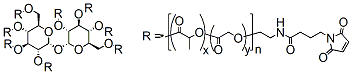 Molecular structure of the compound: 8-arm PLGA-Mal, MW 40,000