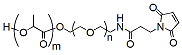 Molecular structure of the compound: PDLLA(1K)-PEG(1K)-Maleimide