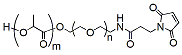 Molecular structure of the compound: PDLLA(2K)-PEG(1K)-Maleimide