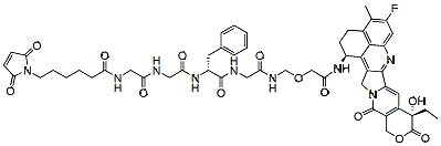 Molecular structure of the compound: Deruxtecan