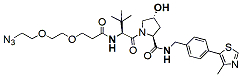 Molecular structure of the compound: (S, R, S)-AHPC-PEG2-Azide