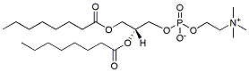 Molecular structure of the compound: 08:0 PC