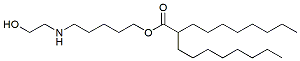 Molecular structure of the compound: 5-(2-hydroxyethylamino)pentyl 2-octyldecanoate