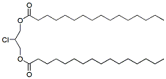Molecular structure of the compound: 1,3-Dipalmitoyl-2-chloropropanediol