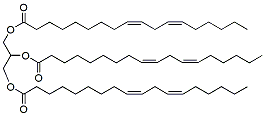 Molecular structure of the compound: Glycerol Trilinoleate