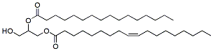 Molecular structure of the compound: rac 1-Oleoyl-2-palmitoylglycerol