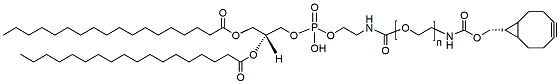 Molecular structure of the compound: DSPE-PEG-endo-BCN, MW 5,000