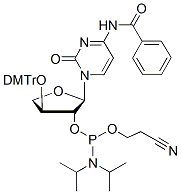 Molecular structure of the compound: DMTr-TNA C(Bz)-amidite