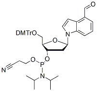 Molecular structure of the compound: 5-Formylindole-CE Phosphoramidite