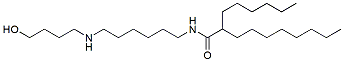 Molecular structure of the compound: N-(6-(4-hydroxybutylamino)hexyl)-2-hexyldecanamide