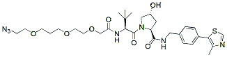 Molecular structure of the compound: (S,R,S)-AHPC-PEG3-Azide