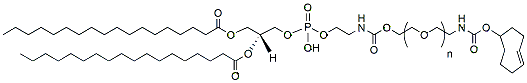 Molecular structure of the compound: DSPE-PEG-TCO, MW 2,000