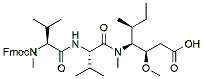 Molecular structure of the compound: Fmoc-3VVD-OH