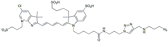 Molecular structure of the compound: BP Fluor 680 Azide Plus