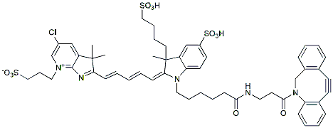 Molecular structure of the compound: BP Fluor 680 DBCO