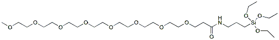 Molecular structure of the compound: m-PEG8-triethoxysilane